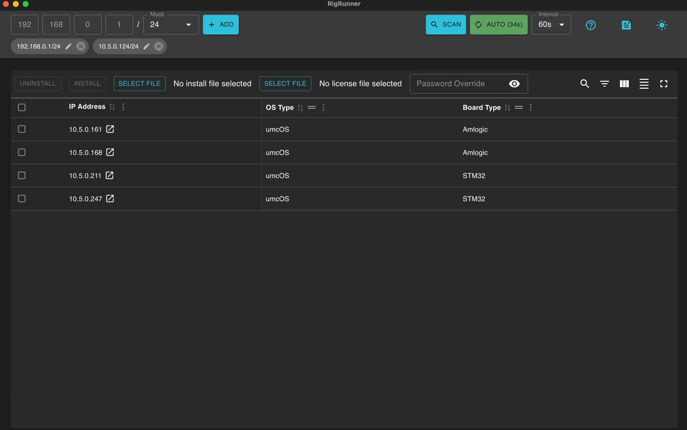 RigRunner, Installer for Custom Antminer Firmware